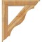 Ekena Millwork Funston Traditional Rough Sawn Bracket w/ Offset Brace, Western Red Cedar, 8"W x 40"D x 44"H BKT0806X40X44FST01RWR - alternate 4